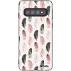 Picasee silikónový čierny obal pre Samsung Galaxy S10 G973 - Pírka 2 Picasee silikónový čierny obal pre Samsung Galaxy S10 G973 - Pírka 2