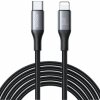 Joyroom S-A28 opletený nabíjací a dátový USB-C na Lightning 2m černý