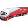 BburagoNákladné auto s prívesom MB Actros Gigaspace Firestone 1:43