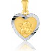 Zlatý prívesok anjel srdca ZP0375XJ81-1700 (585/1000) 1,17g Zlatý prívesok anjel srdca ZP0375XJ81-1700 (585/1000) 1,17g