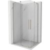 Mexen Velar L Duo, sprchový kút s posuvnými dverami 90 x 80 cm, 8mm číre sklo, brúsená oceľ, 871-090-080-02-03-97 Mexen Velar L Duo, sprchový kút s posuvnými dverami 90 x 80 cm, 8mm číre sklo, brúsená oceľ, 871-090-080-02-03-97