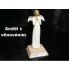 Anjel soška, figurka na oltári s venovaním | anjelské darčeky Anjel soška, figurka na oltári s venovaním | anjelské darčeky