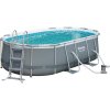 Bestway Steel Frame Steel Pro Max Frame GS 427 x 250 x 100 cm oválna šedá Bestway Steel Frame Steel Pro Max Frame GS 427 x 250 x 100 cm oválna šedá