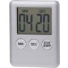 Minútky kuchynské digitálne 70x55x10mm, strieborné Minútky kuchynské digitálne 70x55x10mm, strieborné