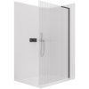 CERANO - Sprchová zástena Walk-in Onyx L-pravá vzpera - 8 mm - čierna matná, ryhované sklo - 50x200 cm CERANO - Sprchová zástena Walk-in Onyx L-pravá vzpera - 8 mm - čierna matná, ryhované sklo - 50x200 cm