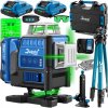 KRÍŽOVÝ LASER 360° NIVELIZAČNÝ LASER PRO 4D ZELENÝ 2x AKU STATÍV 16 LÍNIÍ KRÍŽOVÝ LASER 360° NIVELIZAČNÝ LASER PRO 4D ZELENÝ 2x AKU STATÍV 16 LÍNIÍ