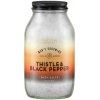 SCOTTISH FINE SOAPS Soľ do kúpeľa pre mužov Thistle & Black Pepper 500 g