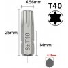Torx (hviezdica / šesťhran), náhradný bit 1/4 Torx (hviezdica / šesťhran), náhradný bit 1/4