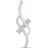 Nefertitis Prívesok strieborný s brúseným diamantom Ag 925 027141 DIA NF55924 - 3,7 cm, 1,9 g Nefertitis Prívesok strieborný s brúseným diamantom Ag 925 027141 DIA NF55924 - 3,7 cm, 1,9 g