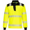 PORTWEST HI-VIS PW326 / Reflexná mikina, 1/4 zips - HV žltá/čierna L PORTWEST HI-VIS PW326 / Reflexná mikina, 1/4 zips - HV žltá/čierna L