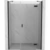 Mexen Mist-H sprchové dvere otvorené pravé 150 cm, transparentné, čierne - 8A5-150-001-70-00-P Mexen Mist-H sprchové dvere otvorené pravé 150 cm, transparentné, čierne - 8A5-150-001-70-00-P
