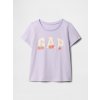 GAP Baby tričko s logom Fialová 12-18M GAP Baby tričko s logom Fialová 12-18M