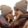 Fashionweek Dámska zimná čiapka s logom ZIZI-N1 Farba: latte, Veľkosť: Universal Fashionweek Dámska zimná čiapka s logom ZIZI-N1 Farba: latte, Veľkosť: Universal