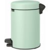 Odpadkový kôš s pedálom NewIcon 3 l zieleń jadeitowa Odpadkový kôš s pedálom NewIcon 3 l zieleń jadeitowa
