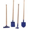 Detské záhradné náradie - 50 cm modré - set Detské záhradné náradie - 50 cm modré - set