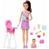 Barbie Skipper Babysitter Chůva s jídelní židličkou JJB44 Barbie Skipper Babysitter Chůva s jídelní židličkou JJB44