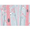 Fototapeta - FT7523 - Kreslené stromy ružové Vlies 110gr - 460cm x 300cm Fototapeta - FT7523 - Kreslené stromy ružové Vlies 110gr - 460cm x 300cm