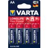 Varta Longlife Max Power AA 4ks 4706101404 Varta Longlife Max Power AA 4ks 4706101404