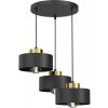 Luminex | Luster na lanku MARTI 3xE27/15W/230V čierna/zlatá | LU9999A Luminex | Luster na lanku MARTI 3xE27/15W/230V čierna/zlatá | LU9999A