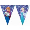 Vlaječková girlanda Frozen Snowflakes 2,3 m
