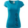 Hory bicykel úsmev - Dámske tričko Pure - L ( Svetlý tyrkys ) Hory bicykel úsmev - Dámske tričko Pure - L ( Svetlý tyrkys )