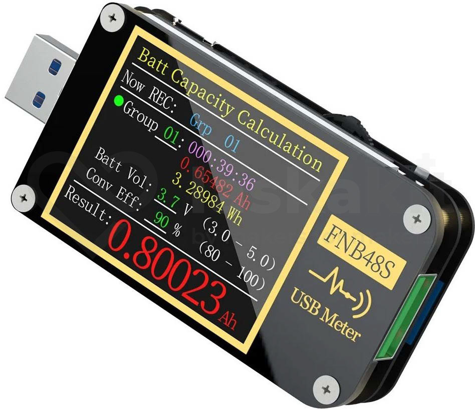 FNIRSI Multifunkční USB 3.0 měřič-tester FNB48S