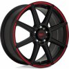 MOTEGI Motegi MR142 CS8 7x17 4x100 ET40 Satin Black W/ Red Stripe 72.6 MOTEGI Motegi MR142 CS8 7x17 4x100 ET40 Satin Black W/ Red Stripe 72.6