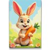Vymalujsisam.sk Maľovanie podľa čísiel - Zajačik s mrkvičkou Veľkosť: 20x30cm, Rám: Na plastovej doske Vymalujsisam.sk Maľovanie podľa čísiel - Zajačik s mrkvičkou Veľkosť: 20x30cm, Rám: Na plastovej doske
