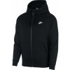Nike Swoosh M Club Hoodie FZ BB Biely Čierny