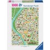 Puzzle Ravensburger 1000 dílků Sevilla na mapě Puzzle Ravensburger 1000 dílků Sevilla na mapě