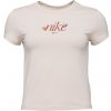 Nike Dámske tričko SPORTSWEAR CHILL KNIT béžová vínová