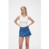 Rebrovaný top GapStudio by Zac Posen Biela