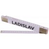 Levior Meter skladací 2m LADISLAV PROFI biely drevo