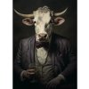 Obraz Decopanel Elegant bull 136x98cm Obraz Decopanel Elegant bull 136x98cm