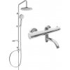 Mexen Carl, sprchový set s dažďovou sprchou a KAI termostatickou vaňovou batériou, chrómová, 77900240-00 Mexen Carl, sprchový set s dažďovou sprchou a KAI termostatickou vaňovou batériou, chrómová, 77900240-00