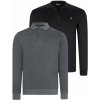 DOUBLE SET V4007 DEWBERRY MEN'S SWEATSHIRT-BLACK-ANTHRACITE šedá 3XL dewberry 2465430610126 DOUBLE SET V4007 DEWBERRY MEN'S SWEATSHIRT-BLACK-ANTHRACITE šedá 3XL dewberry 2465430610126