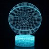 Beling 3D lampa,NBA Oklahoma City Thunder , 16 farebná QX5 Beling 3D lampa,NBA Oklahoma City Thunder , 16 farebná QX5