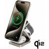 Cubenest Qi2 3v1 Skladacia bezdrôtová nabíjačka SQ312 Pro - titanová SQ312 FOLD PROVYST Cubenest Qi2 3v1 Skladacia bezdrôtová nabíjačka SQ312 Pro - titanová SQ312 FOLD PROVYST
