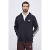 adidas mikina pánska čierna s kapucňou s nášivkou IB4029