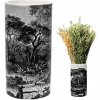 Váza FOREST NOIR keramická čierno-biela 25 cm vysoká moderná dekoratívna Váza FOREST NOIR keramická čierno-biela 25 cm vysoká moderná dekoratívna