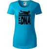 Swimming is in my DNA - Dámske tričko z organickej bavlny Origin (GOTS) - S ( Svetlý tyrkys ) Swimming is in my DNA - Dámske tričko z organickej bavlny Origin (GOTS) - S ( Svetlý tyrkys )
