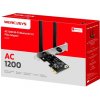 MERCUSYS MA30E, PCIe karta AC1200 Wi-Fi adaptér MERCUSYS MA30E, PCIe karta AC1200 Wi-Fi adaptér