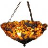 Jantár luster Tiffany 48Ø AMBER Jantár luster Tiffany 48Ø AMBER
