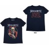 Megadeth - Black Friday (Navy Blue) (Back Print) (dámske tričko) Medium Megadeth - Black Friday (Navy Blue) (Back Print) (dámske tričko) Medium