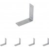 Walteco Spojovací uholník 80x80x30mm, pozinkovaný Množstvo: 5 ks , 437BP1 Walteco Spojovací uholník 80x80x30mm, pozinkovaný Množstvo: 5 ks , 437BP1