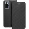 Puzdro Luna Book Carbon Xiaomi Redmi Note 10 Pro - čierne Puzdro Luna Book Carbon Xiaomi Redmi Note 10 Pro - čierne
