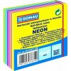 DONAU Bloček Donau v 6 neónových farbách 50x50mm 250l DONAU Bloček Donau v 6 neónových farbách 50x50mm 250l