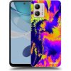 Picasee silikónový čierny obal pre Motorola Moto G53 5G - Burn Picasee silikónový čierny obal pre Motorola Moto G53 5G - Burn