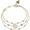 Guess Pozlátený trojitý náramok Perfect Illusion JUBB03377JWYG 14,5 - 18,5 cm - S Guess Pozlátený trojitý náramok Perfect Illusion JUBB03377JWYG 14,5 - 18,5 cm - S