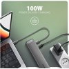AXAGON HMC-10HLS, USB 5Gbps hub, 4x USB-A, HDMI 4k/60Hz, RJ-45 GLAN, SD/mSD, PD 100W, kabel USB-C 25cm AXAGON HMC-10HLS, USB 5Gbps hub, 4x USB-A, HDMI 4k/60Hz, RJ-45 GLAN, SD/mSD, PD 100W, kabel USB-C 25cm